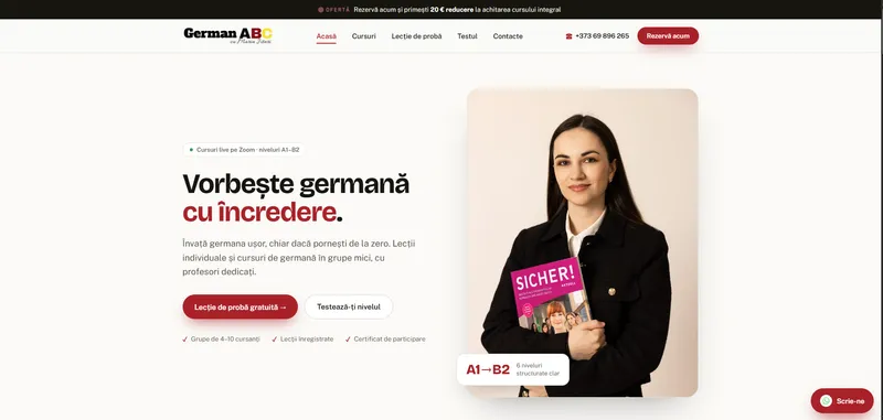 GermanABC — captură de ecran
